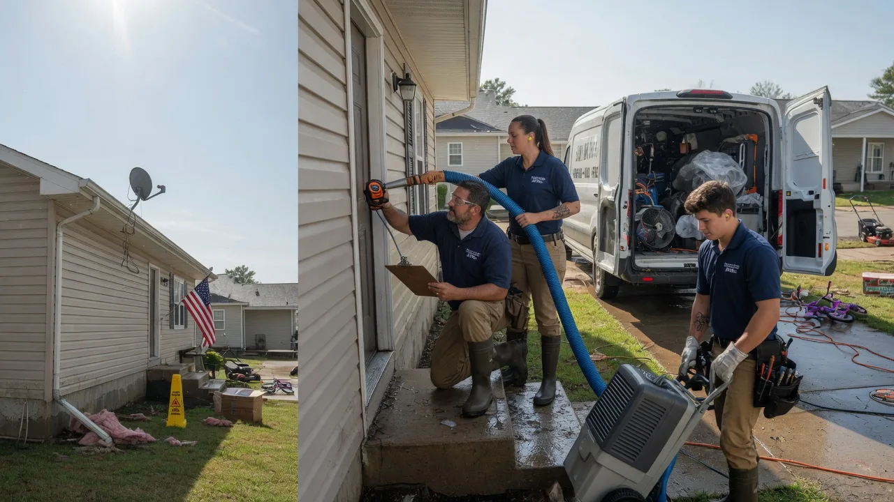 Ceiling Water Damage Restoration in Paris, ID near me